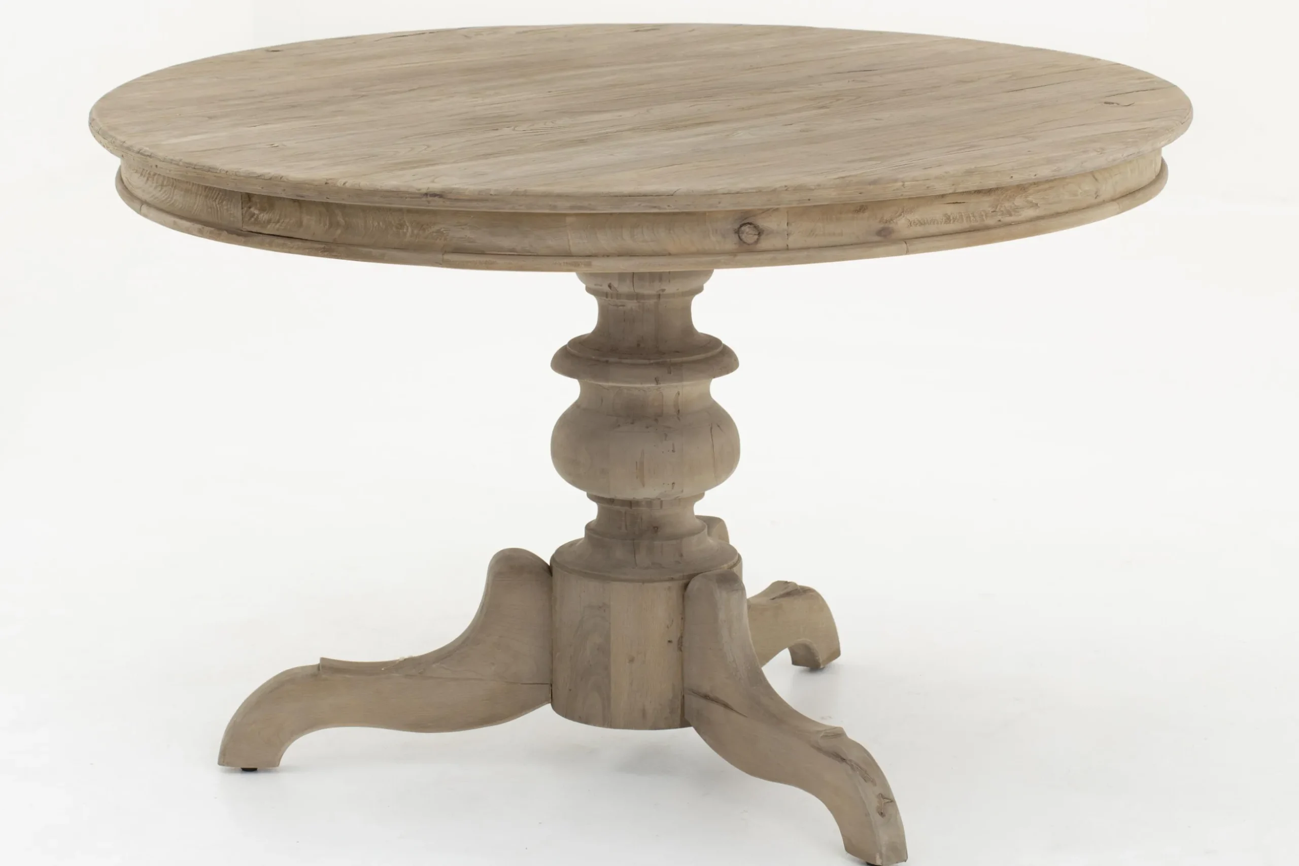 Milan, Eettafel, Rond, Gerecycled Hout, 120 Cm, Model 2