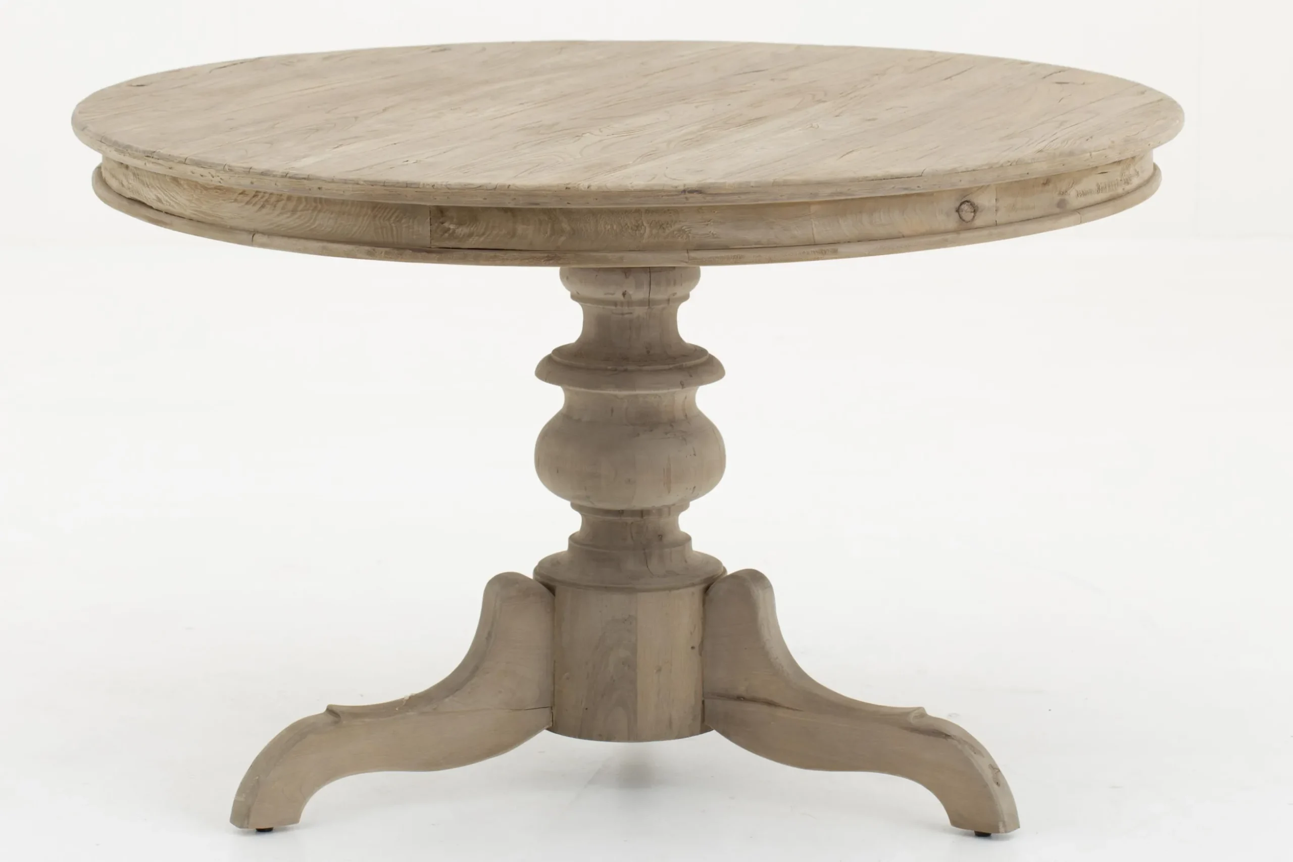 Milan, Eettafel, Rond, Gerecycled Hout, 120 Cm, Model 2