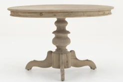 Milan, Eettafel, Rond, Gerecycled Hout, 120 Cm, Model 2