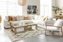 Mitchell, Salontafel, Rechthoekig, Spiegelglas En Hout, 160X80