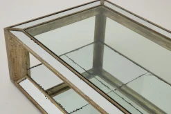 Mitchell, Salontafel, Rechthoekig, Spiegelglas En Hout, 160X80