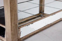 Mitchell, Salontafel, Rechthoekig, Spiegelglas En Hout, 120X70
