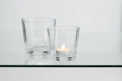 Nali, Theelichthouder, Mondgeblazen, Glas, 14 Cm
