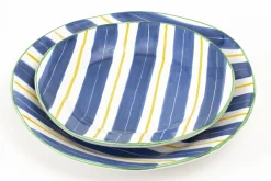 Nanna, Bord, 28 Cm, Blauw