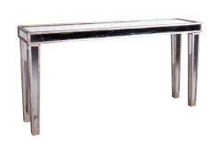 Naxos, Consoletafel, Spiegelglas En Hout