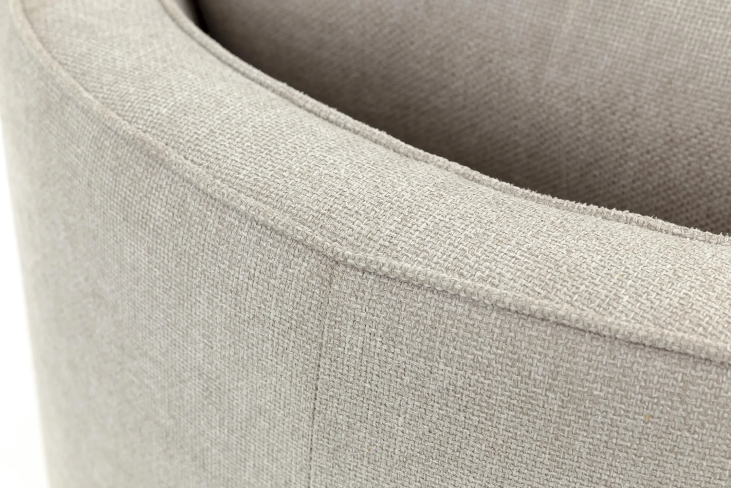 Nelia, Fauteuil, Naturel, Draaibaar