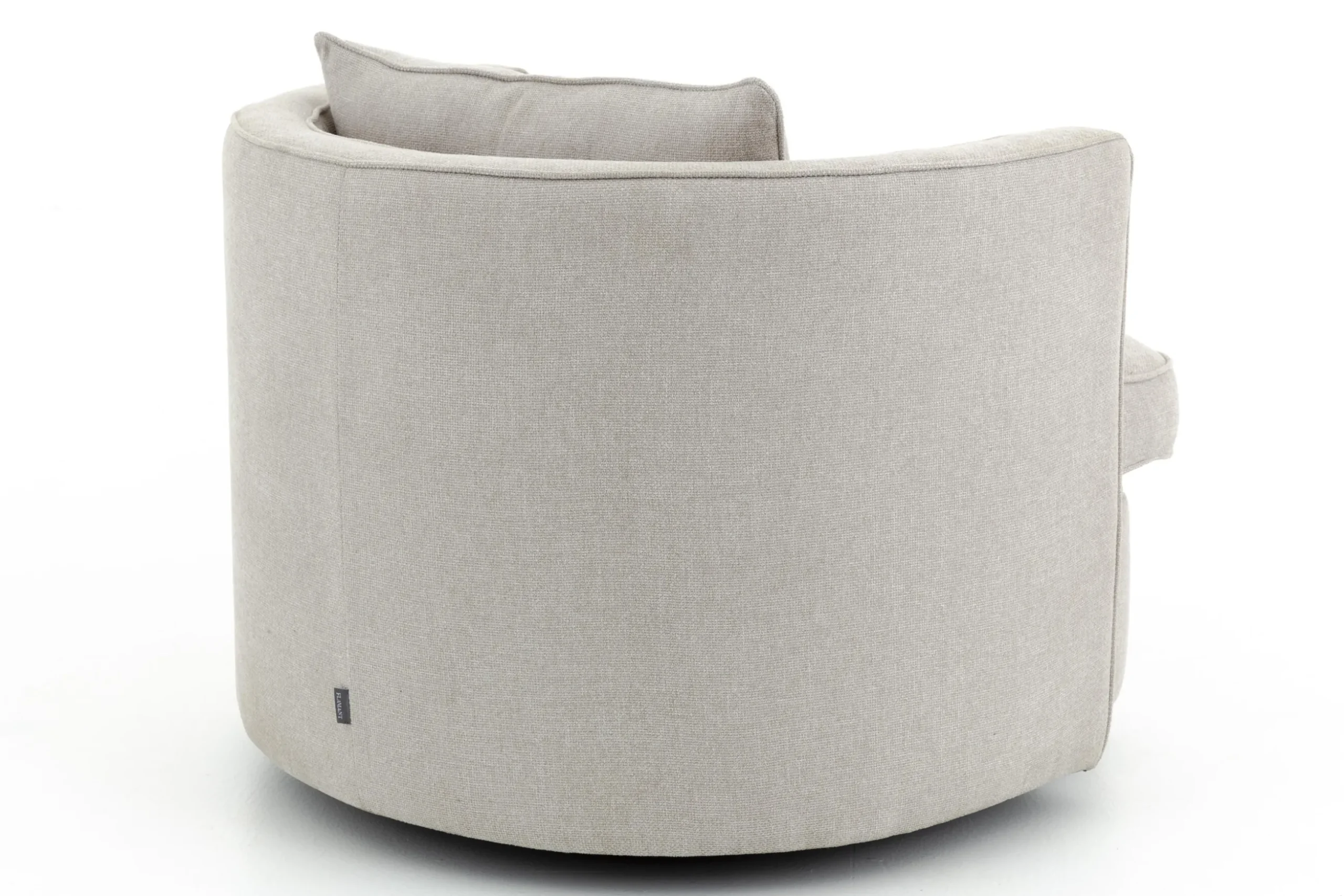 Nelia, Fauteuil, Naturel, Draaibaar