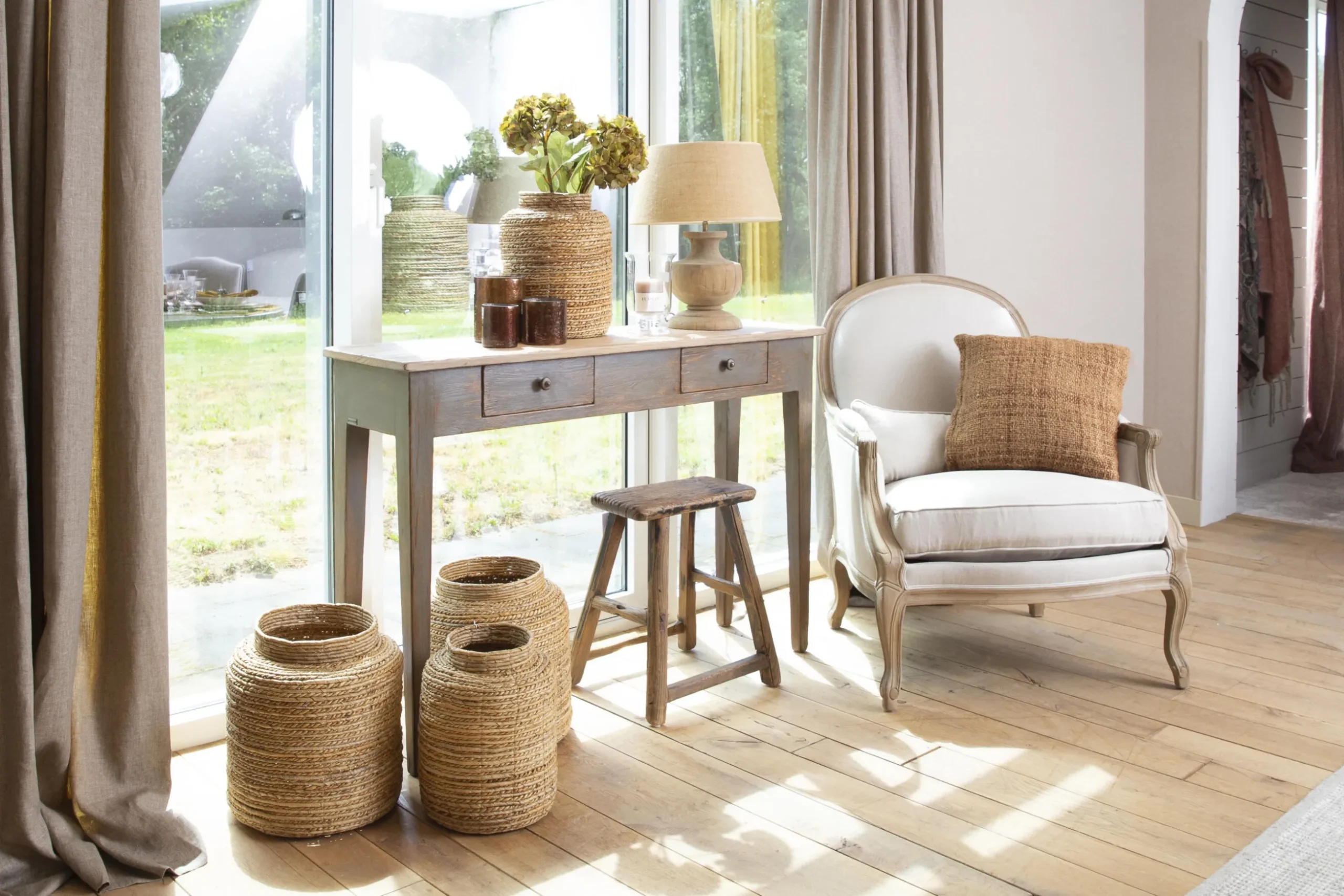 Ranomi, Fauteuil, Natuurlijk Linnen