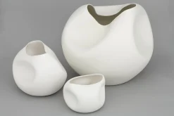 Reynolds, Vaas, Keramiek, Wit, Model 3