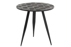 Robyn, Bistrotafel, Teruggewonnen Teak, Rond, 75 Cm