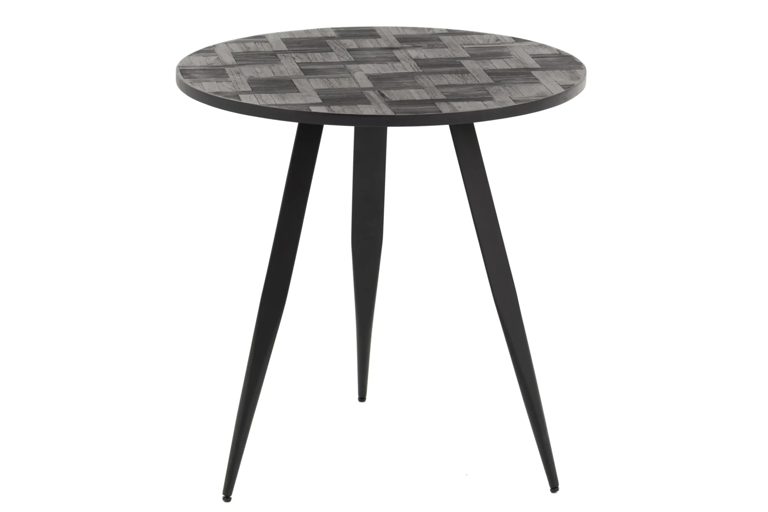 Robyn, Bistrotafel, Teruggewonnen Teak, Rond, 75 Cm