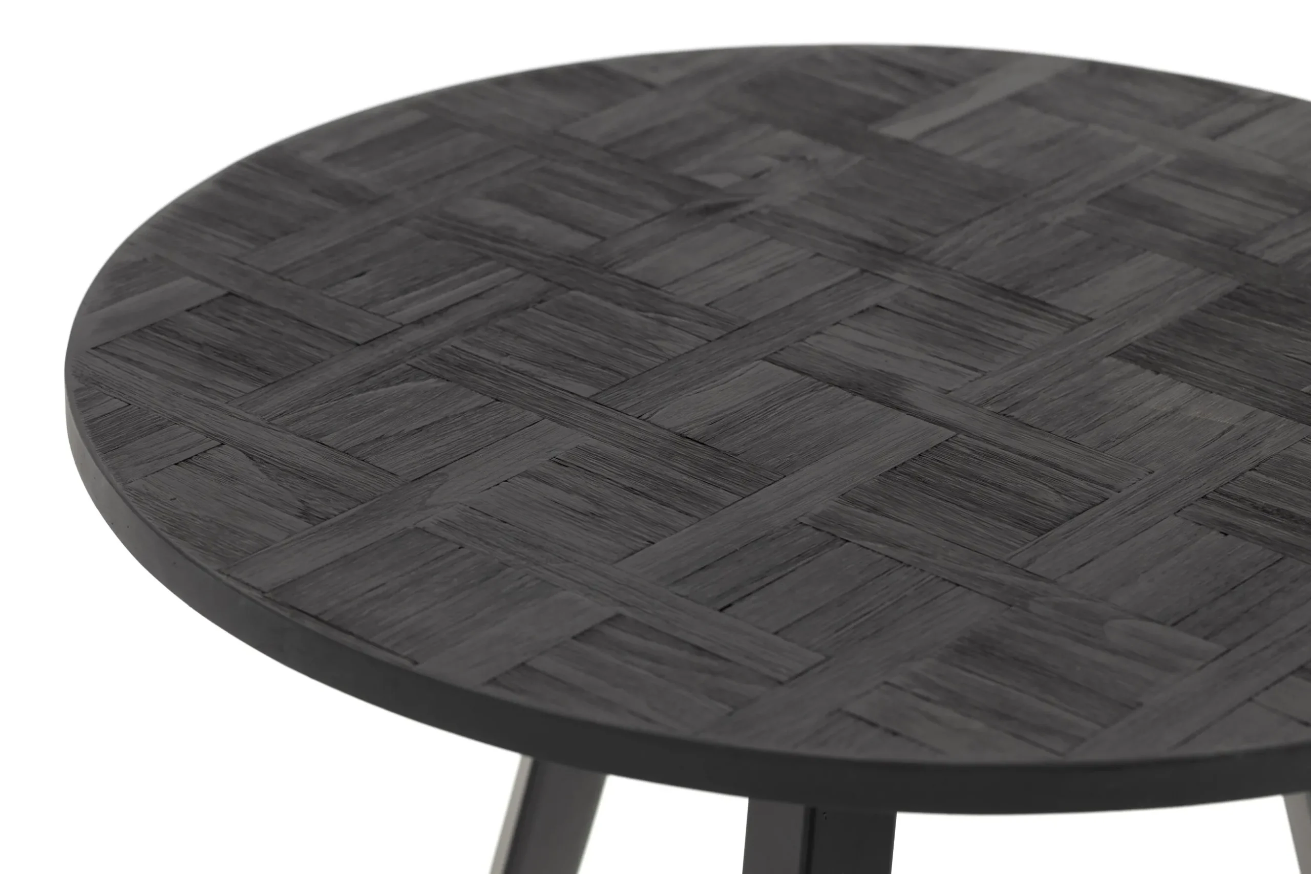 Robyn, Bistrotafel, Teruggewonnen Teak, Rond, 75 Cm