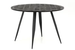 Robyn, Eettafel, Teruggewonnen Teak, Rond, 110 Cm