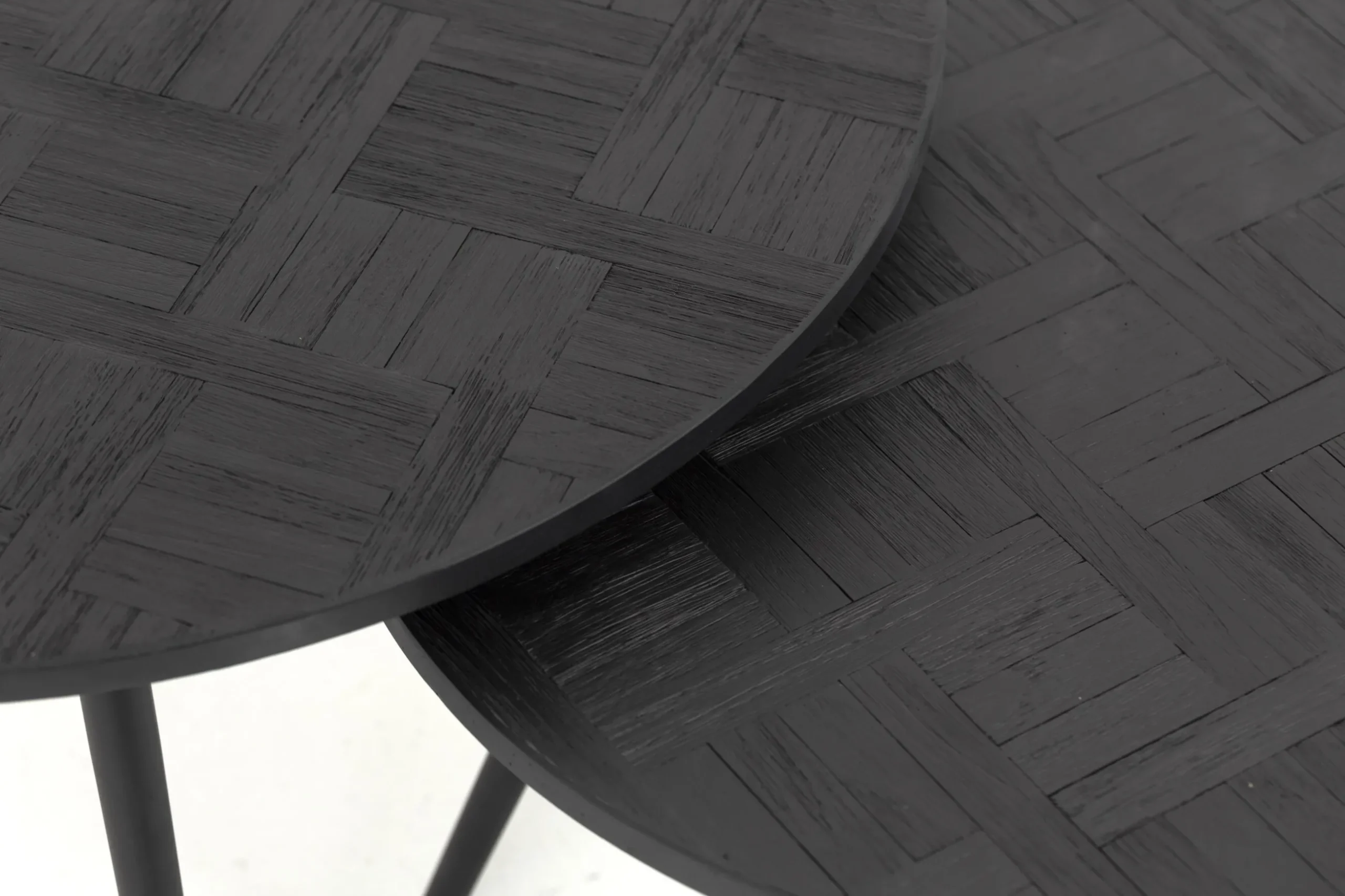 Robyn, Salontafel, Teruggewonnen Teak, Rond, Set Van 2