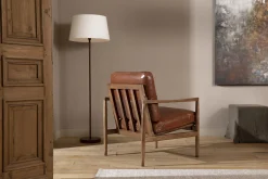 Roland, Vloerlamp, Leer