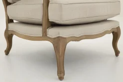 Sally, Fauteuil, Natuurlijk Linnen