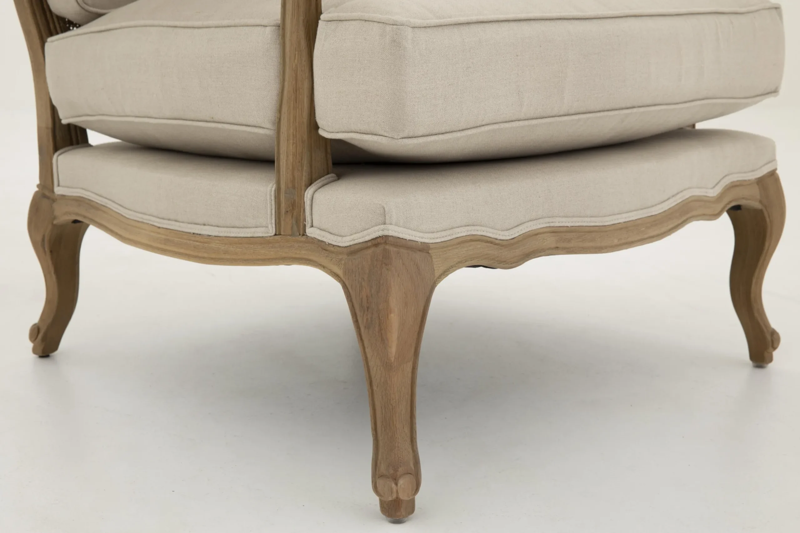 Sally, Fauteuil, Natuurlijk Linnen