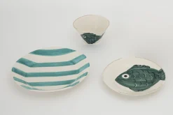 Sangha, Bord, 28 Cm, Strepen