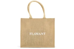 Shopper Flamant, Boodschappentas, Jute, Naturel