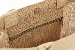 Shopper Flamant, Boodschappentas, Jute, Naturel