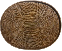 Togo, Dienblad, Ovaal, Riet