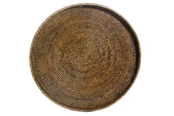 Togo, Dienblad, Rond, Riet, 48Cm