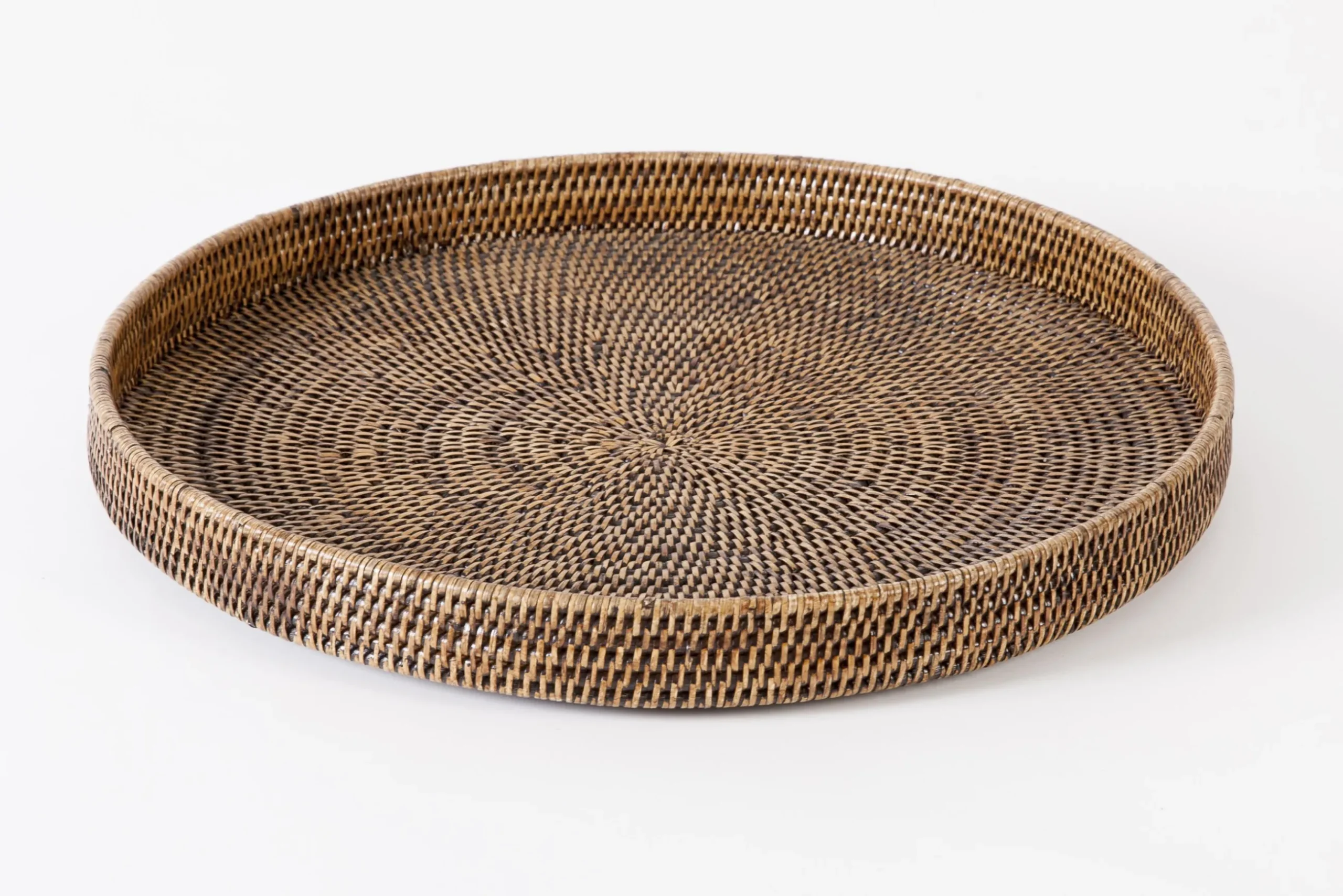 Togo, Dienblad, Rond, Riet, 48Cm
