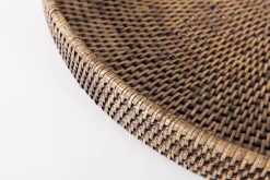 Togo, Dienblad, Rond, Riet, 48Cm