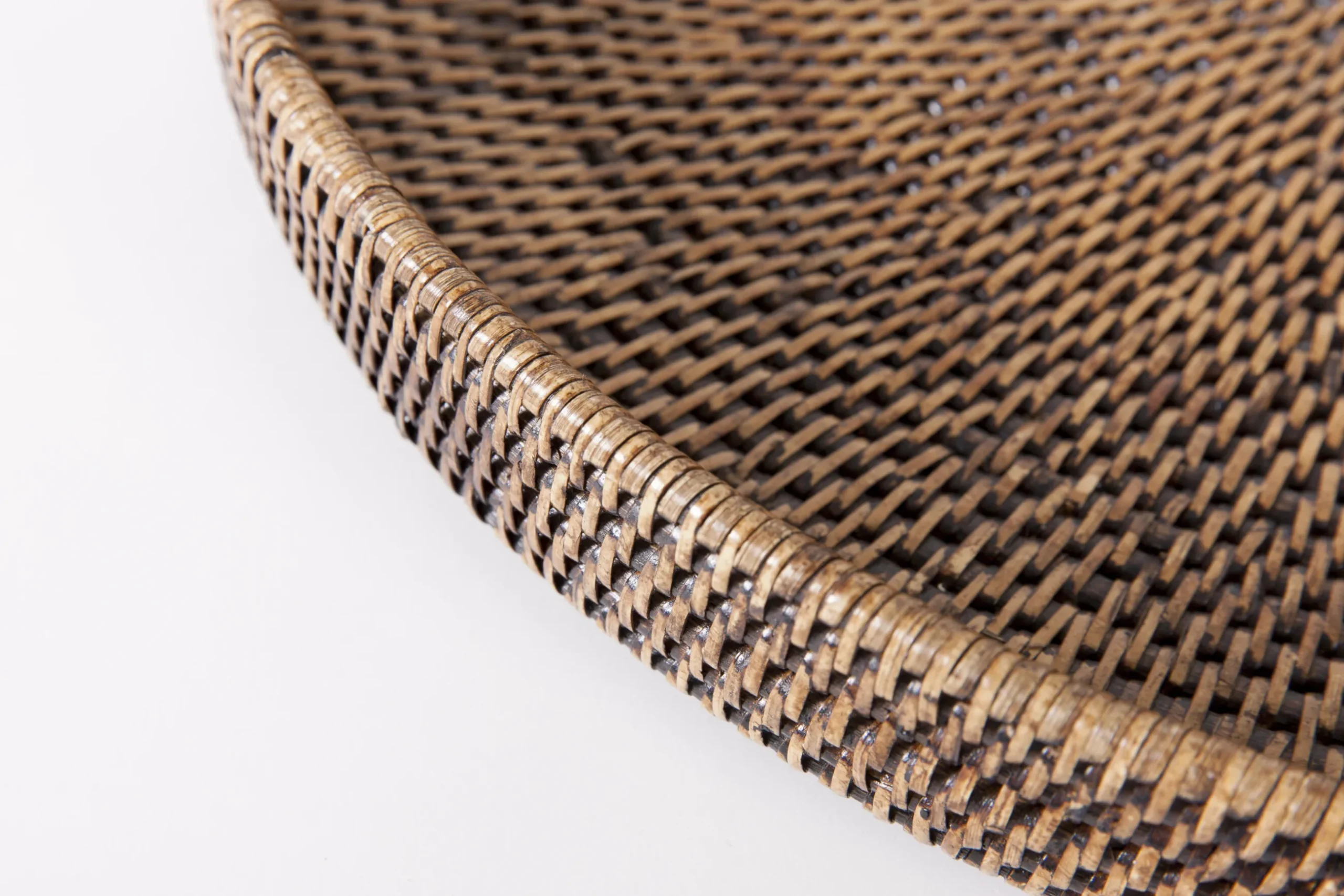 Togo, Dienblad, Rond, Riet, 48Cm
