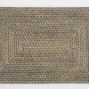Togo, Placemat, Riet, Grijs, Rechthoekig