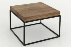 Urban, Bijzettafel, Eiken En Metaal, Lichtbruin