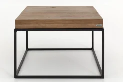 Urban, Bijzettafel, Eiken En Metaal, Lichtbruin
