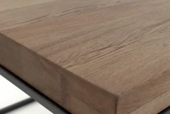 Urban, Bijzettafel, Eiken En Metaal, Lichtbruin