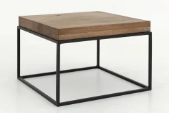 Urban, Bijzettafel, Eiken En Metaal, Lichtbruin