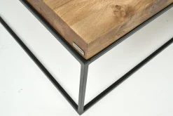 Urban, Salontafel, Eiken En Metaal, Lichtbruin