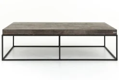 Urban, Salontafel, Eiken En Metaal, Donkerbruin
