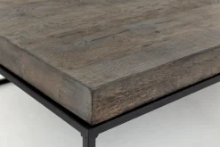 Urban, Salontafel, Eiken En Metaal, Donkerbruin