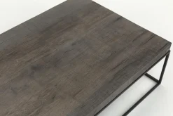 Urban, Salontafel, Eiken En Metaal, Donkerbruin