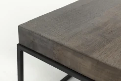 Urban, Salontafel, Eiken En Metaal, Donkerbruin