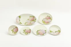 Villosa, Bord, Keramiek, Bloemen, 22Cm