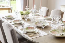 Villosa, Serveerbord, Keramiek, Bloemen, Ovaal