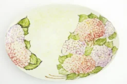 Villosa, Serveerbord, Keramiek, Bloemen, Ovaal