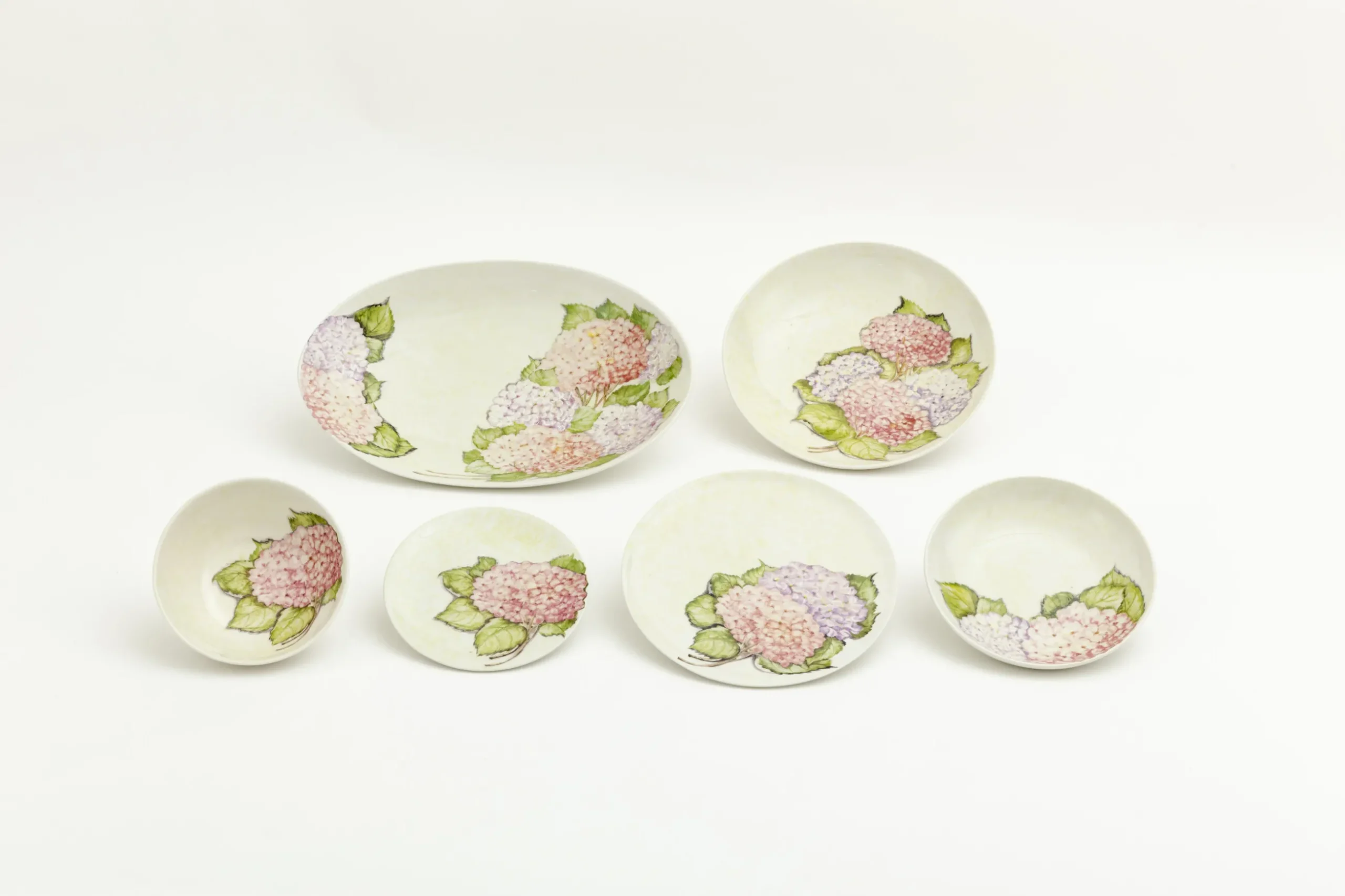 Villosa, Serveerbord, Keramiek, Bloemen, Ovaal