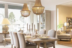Zofia, Hanglamp, Ijzer En Houten Kralen